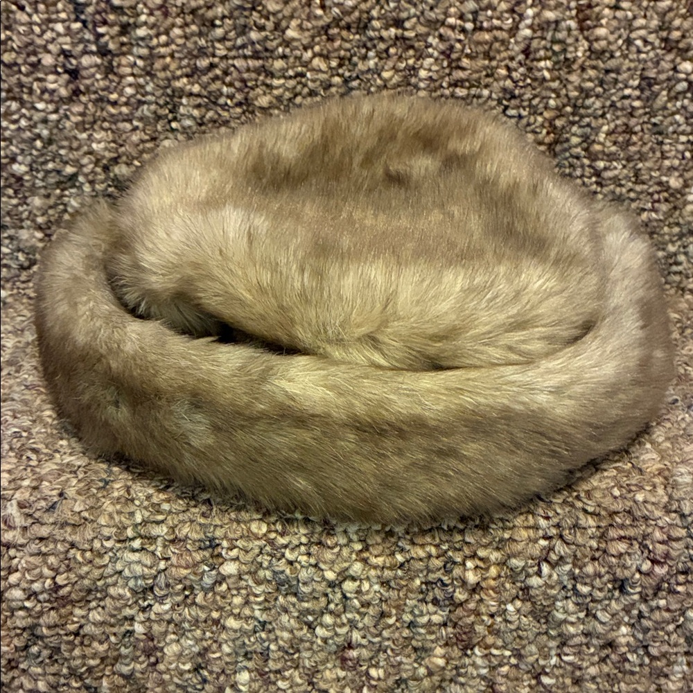 Parkhurst Camel Faux Fur Hat